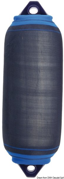 Copriparabordo F1 blu testa elastica, in PP - 33.500.01